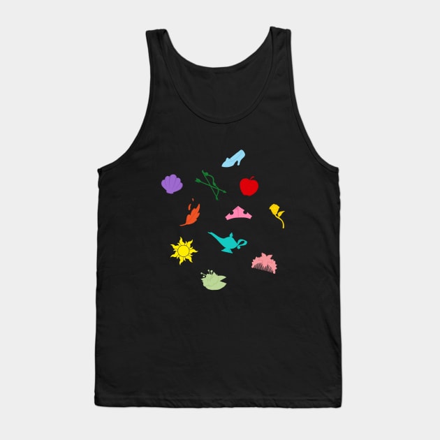 Princess Symbol Pattern Tank Top by lunalalonde